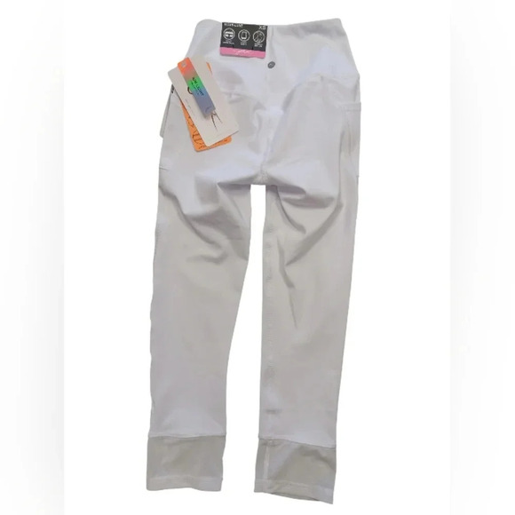 Gottex Lab NWT Crop Ankle White Tights  Size XS - Picture 5 of 9